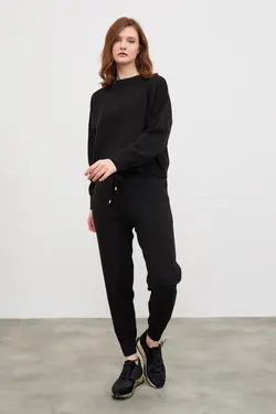 شلوار بافت جذب کمرکش  زنانه گاستو Gusto (ساخت ترکیه)