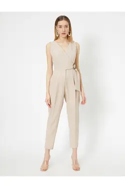 اورال مجلسی ضربدری کمربند دار زنانه اکرو کوتون Koton (ساخت ترکیه)