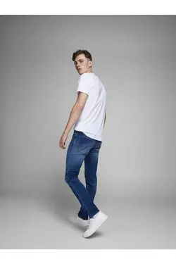 شلوار جین آبی اسکینی  جک اند جونز Jack & Jones (ساخت دانمارک)