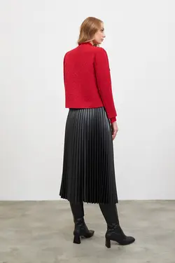 ژاکت آستردار جیب دار آستین بلند زنانه گاستو Gusto (ساخت ترکیه)