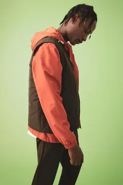 پافر بادی زیپ دار یقه خدمه اسلیم فیت مردانه دفاکتو DeFacto (ساخت ترکیه)