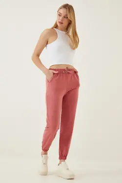 شلوار گرمکن گت دار راحتی زنانه هپی‌نس استانبول Happiness (ساخت ترکیه)