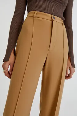 شلوار پارچه‌ای زنانه راسته پول اند بیر Pull & Bear (ساخت اسپانیا)