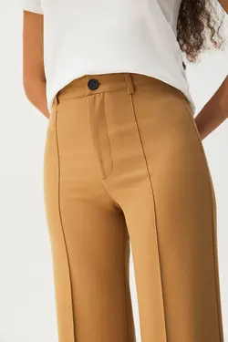 شلوار پارچه‌ای زنانه راسته پول اند بیر Pull & Bear (ساخت اسپانیا)