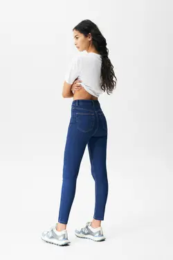 جین زنانه کمربلند  پول اند بیر Pull & Bear (ساخت اسپانیا)