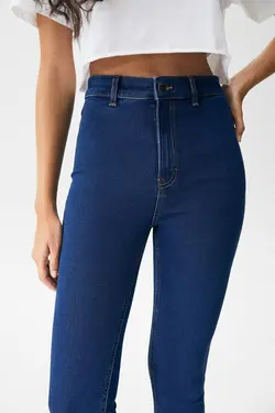 جین زنانه کمربلند  پول اند بیر Pull & Bear (ساخت اسپانیا)