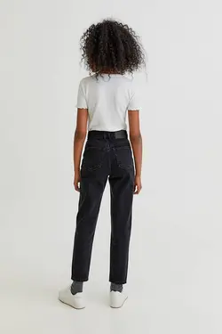شلوار جین مام استایل فیت زنانه پول اند بیر Pull & Bear (ساخت اسپانیا)