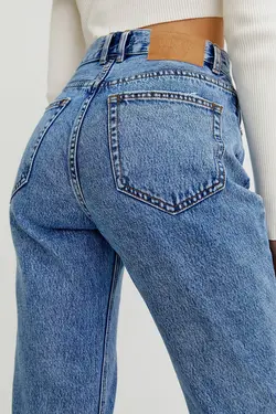 شلوار جین مام استایل فیت زنانه پول اند بیر Pull & Bear (ساخت اسپانیا)