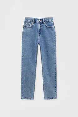 شلوار جین مام استایل فیت زنانه پول اند بیر Pull & Bear (ساخت اسپانیا)
