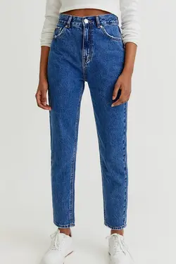 شلوار جین مام استایل فیت زنانه پول اند بیر Pull & Bear (ساخت اسپانیا)