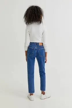 شلوار جین مام استایل فیت زنانه پول اند بیر Pull & Bear (ساخت اسپانیا)
