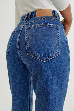 شلوار جین مام استایل فیت زنانه پول اند بیر Pull & Bear (ساخت اسپانیا)