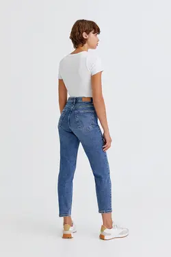 شلوار جین زنانه مام استایل فیت پول اند بیر Pull & Bear (ساخت اسپانیا)