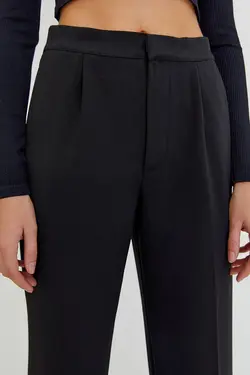 شلوار زنانه راسته چین دار پول اند بیر Pull & Bear (ساخت اسپانیا)
