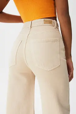 شلوار راسته دمپا زنانه پول اند بیر Pull & Bear (ساخت اسپانیا)