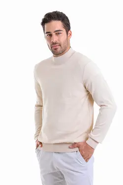 ژاکت بافتنی مردانه یقه دار نازک حاتم اوغلو Hatemoglu (ساخت ترکیه)