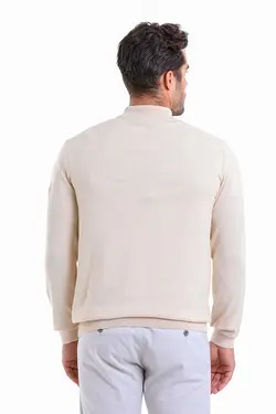 ژاکت بافتنی مردانه یقه دار نازک حاتم اوغلو Hatemoglu (ساخت ترکیه)