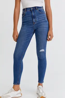 شلوار جین زنانه فیت پول اند بیر Pull & Bear (ساخت اسپانیا)