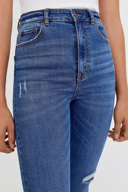 شلوار جین زنانه فیت پول اند بیر Pull & Bear (ساخت اسپانیا)