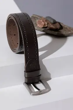 کمربند مشکی مردانه پیر کاردین Pierre Cardin (ساخت فرانسه)