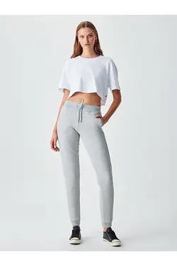 شلوار ورزشی زنانه خاکستری ال تی بی LTB (ساخت ترکیه)