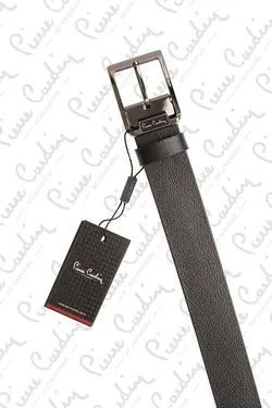 کمربند چرمی مردانه  پیر کاردین Pierre Cardin (ساخت فرانسه)