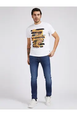 شلوار جین آبی سرمه ای راسته مدل میامی مردانه گس Guess (ساخت آمریکا)
