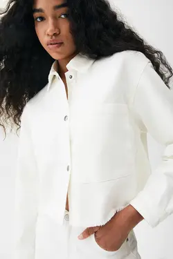 پیراهن زنانه سفید پول اند بیر Pull & Bear (ساخت اسپانیا)