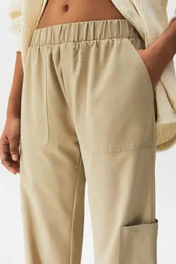 شلوار زنانه راسته پول اند بیر Pull & Bear (ساخت اسپانیا)