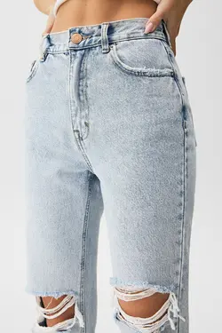 شلوار جین زنانه مدل مام استایل فیت پول اند بیر Pull & Bear (ساخت اسپانیا)