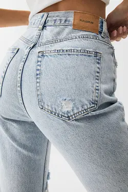 شلوار جین زنانه مدل مام استایل فیت پول اند بیر Pull & Bear (ساخت اسپانیا)