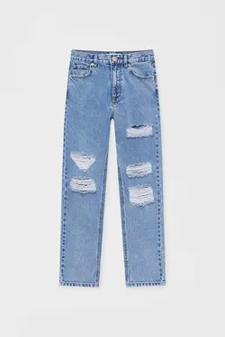 شلوار جین زنانه مدل مام استایل فیت پول اند بیر Pull & Bear (ساخت اسپانیا)