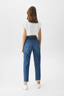 شلوار جین زنانه مدل مام استایل فیت پول اند بیر Pull & Bear (ساخت اسپانیا)