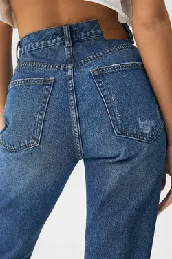 شلوار جین زنانه مدل مام استایل فیت پول اند بیر Pull & Bear (ساخت اسپانیا)