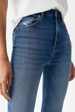 شلوار جین زنانه فیت پول اند بیر Pull & Bear (ساخت اسپانیا)