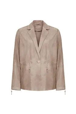 کت جلو دکمه ای طرح دار کاپوت دار آستین بلند زنانه دسا Desa (ساخت ترکیه)