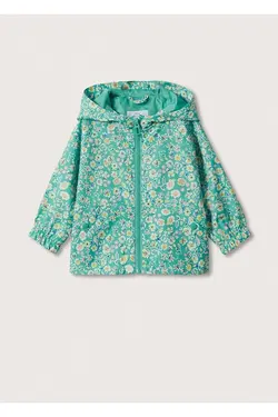 سویشرت و بادگیر کلاهدار طرح دار دخترانه مانگو MANGO (ساخت اسپانیا)