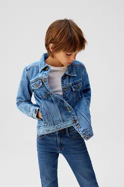 کت جین پسرانه جیبدار مانگو MANGO (ساخت اسپانیا)