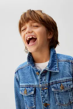 کت جین پسرانه جیبدار مانگو MANGO (ساخت اسپانیا)