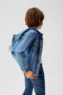 کت جین پسرانه جیبدار مانگو MANGO (ساخت اسپانیا)