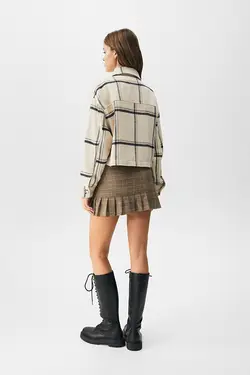 ژاکت زنانه کرم پول اند بیر Pull & Bear (ساخت اسپانیا)