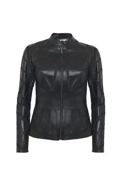 کت چرم آستین بلند زنانه دسا Desa (ساخت ترکیه)