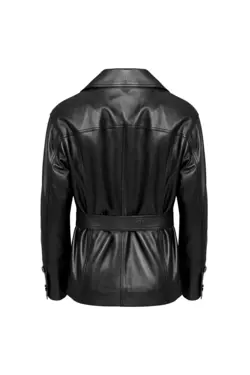 کت چرم مدل کوتاه آستین بلند زنانه دسا Desa (ساخت ترکیه)