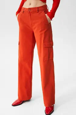 شلوار زنانه راسته پول اند بیر Pull & Bear (ساخت اسپانیا)