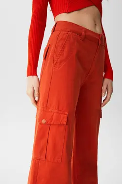 شلوار زنانه راسته پول اند بیر Pull & Bear (ساخت اسپانیا)