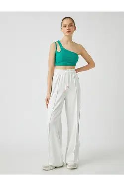 شلوار اسپرت زنانه کمر کشی  کوتون Koton (ساخت ترکیه)