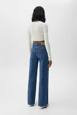 شلوار جین زنانه دمپا پول اند بیر Pull & Bear (ساخت اسپانیا)