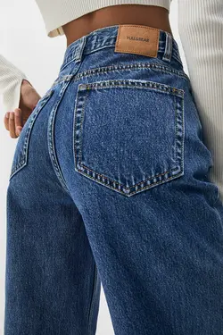 شلوار جین زنانه دمپا پول اند بیر Pull & Bear (ساخت اسپانیا)