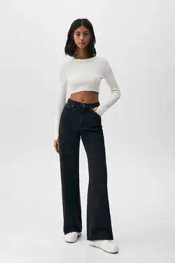 شلوار جین زنانه دمپا پول اند بیر Pull & Bear (ساخت اسپانیا)