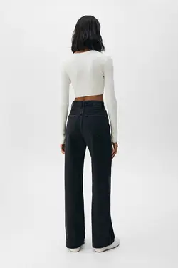 شلوار جین زنانه دمپا پول اند بیر Pull & Bear (ساخت اسپانیا)